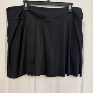 Black Tennis Skort for Women